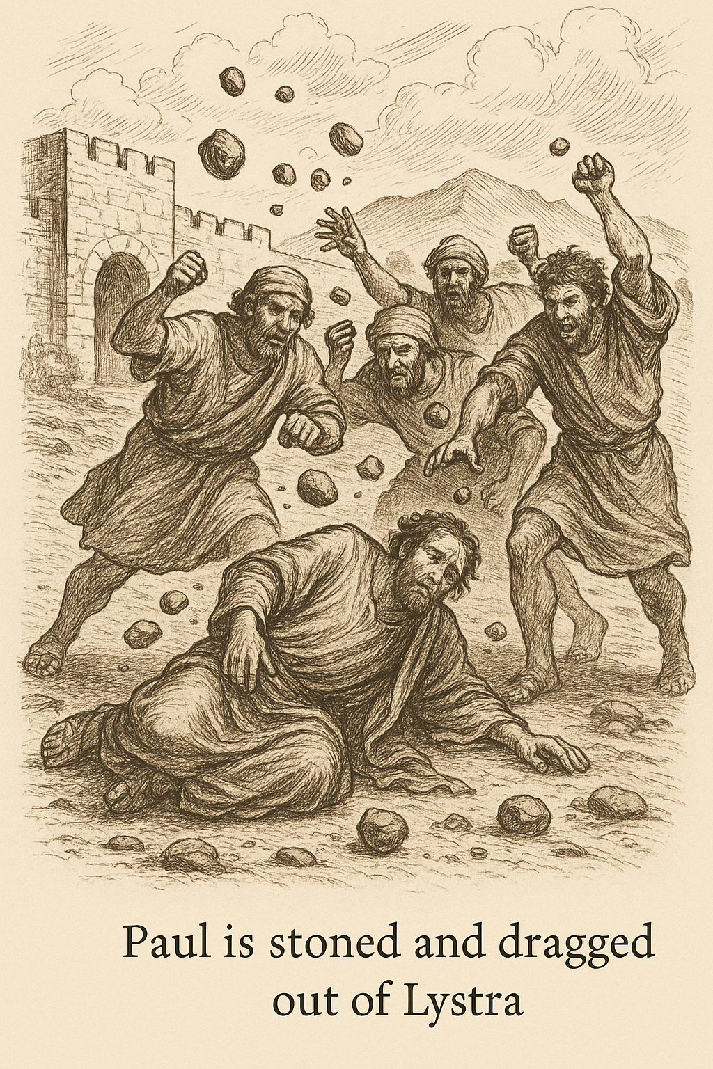 🌸 Paul Stoned at Lystra and Return to Antioch 🌻
