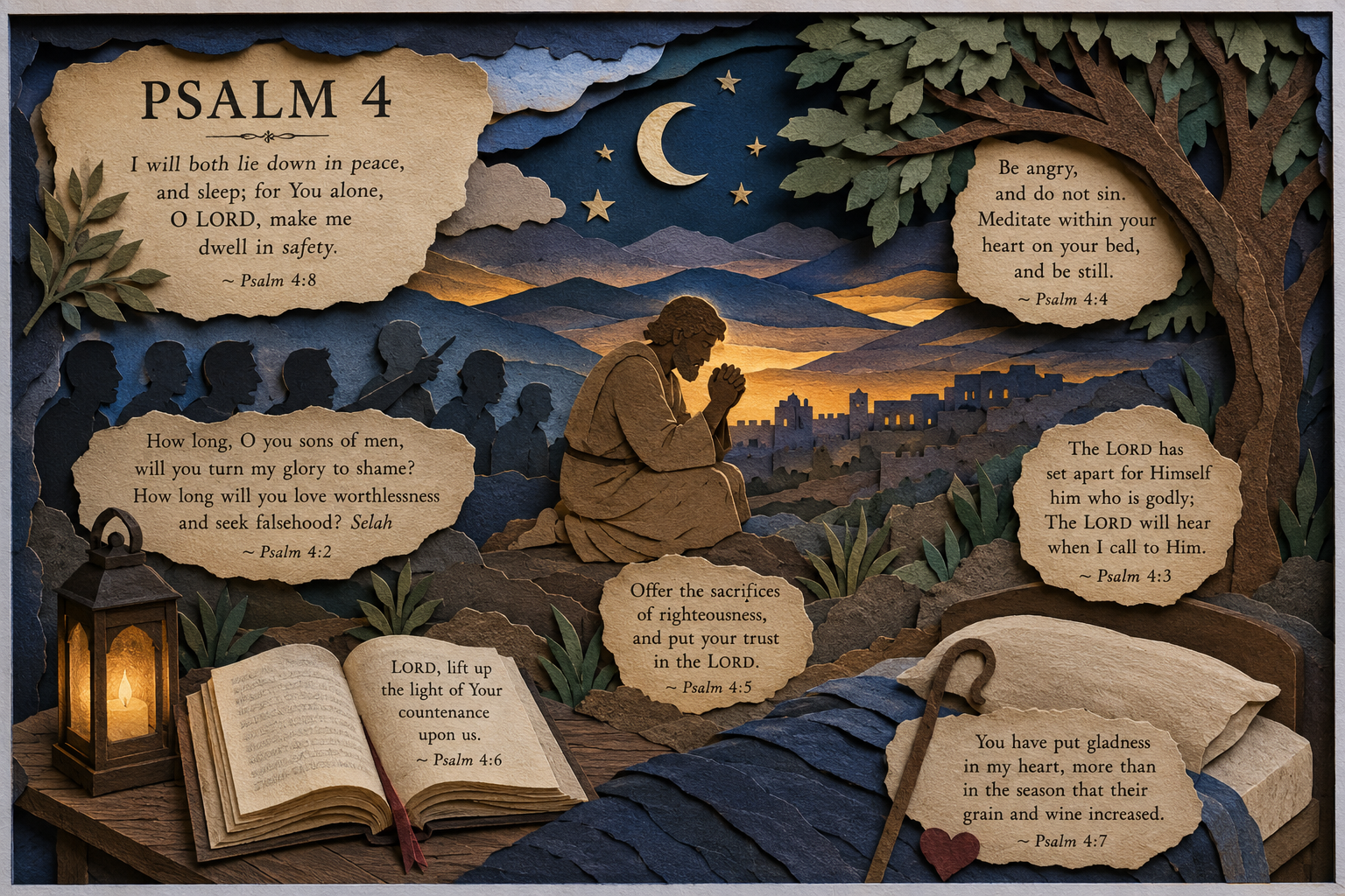 Excerpts from Psalm 4